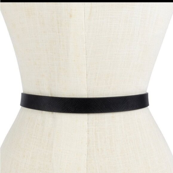 Kate Spade Enamel Plaque Buckle Leather Belt main image 7